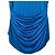 Vestido drapeado Alexander McQueen Azul - vista 6