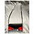 Clutch Alexander McQueen in pelle nera e rossa con spilla Nero Rosso - vista 8