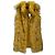 Chaleco de piel amarillo Ermanno Scervino
