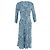 Autre Marque Rixo Katie Vestido de Print Leopardo en Viscosa Azul Azul claro