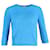 Maje Marcel Ripp-Pullover aus blauer Polyamid  - Ansicht 1