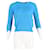 Maje Marcel Ripp-Pullover aus blauer Polyamid  - Ansicht 4