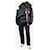 Autre Marque Black asymmetric puffer jacket - size S Polyamide  ref.1728557