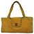 Borsa Chanel Mouton in beige e verde