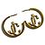 Orecchini a cerchio JC Monogram da donna Jimmy Choo - vista 2