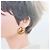 Orecchini a cerchio JC Monogram da donna Jimmy Choo - vista 9