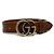 Bracciale in pelle Double G GUCCI