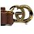 Bracciale in pelle Double G GUCCI - vista 6