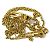 Céline Celine Damen Triomphe Solitaire Halskette Anhänger Golden - Ansicht 4