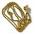 Céline Celine Damen Triomphe Solitaire Halskette Anhänger Golden - Ansicht 5