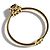 Anello Interlocking G K18 per donne GUCCI D'oro - vista 6