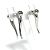 Orecchini Force Double Horn per uomini e donne di Balenciaga - vista 4