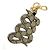 Anello portachiavi con charm a forma di serpente Gucci - vista 2