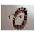 Gucci Bracciale di perle in argento, onice e bambù Nero Marrone chiaro  - vista 10