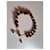 Gucci Bracciale di perle in argento, onice e bambù Nero Marrone chiaro  - vista 3