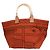 Hermès Hermes Steeple große Tragetasche in Orange