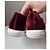 Sneakers/allenatori in velluto bordeaux Miu Miu Bianco Bordò - vista 9