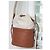 Autre Marque Borsa a secchiello Maison Kitsuné Camel in pelle e cotone Cammello - vista 3