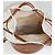 Autre Marque Borsa a secchiello Maison Kitsuné Camel in pelle e cotone Cammello - vista 8