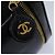 CHANEL COCO Marca Pouch Vanity Pelle verniciata Nera Oro CC Auth bs18347 Nero D'oro - vista 14