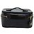 CHANEL COCO Marca Pouch Vanity Pelle verniciata Nera Oro CC Auth bs18347 Nero D'oro - vista 3
