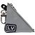LOUIS VUITTON Monogram satellite Portachiavi Charm Argento MP2217 LV Auth 93701A - vista 13