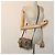 Borsa a spalla Burberry Nova Check Blue Label in nylon marrone Auth ti2105 - vista 25