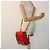 Burberry Borsa a spalla in nylon rosso Auth ti2117 - vista 22