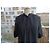Vestido oversized preto de viscose e acetato Céline - vista 11