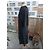 Vestido oversized preto de viscose e acetato Céline - vista 7