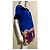 Temperley London Abito in seta blu e multicolore con maniche a tromba - vista 3