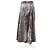 Msgm Falda larga Milano Beige Gloss Animalier estampado de serpiente talla 42 IT - vista 2