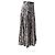 Msgm Falda larga Milano Beige Gloss Animalier estampado de serpiente talla 42 IT - vista 3