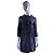 Kate Spade Cappotto Erika in tweed laccato blu navy