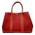 Hermès Borsa Tote TPM Hermes Garden Rosso