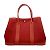 Hermès Borsa Tote TPM Hermes Garden Rosso - vista 2