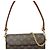 Ivy Louis Vuitton Monogram Brieftasche mit Kette Braun