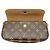 Ivy Louis Vuitton Monogram Brieftasche mit Kette Braun - Ansicht 6