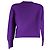 Valentino Garavani Kurzer violetter Kaschmirpullover Lila - Ansicht 3