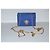 Mini Borsa Guy Laroche Blu in Tessuto con Emblema Oro - vista 3