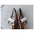 Mocasines Christopher Kane Burdeos Cuero Charol Strass Swarovski - vista 8