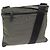 PRADA Schultertasche Nylon Grau Silber Authentisch ep5770 Braun