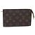 LOUIS VUITTON Monogram Bucket PM Pochette Accessori LV Auth 92901 Monogramma