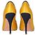Décolleté gialle e nere Giuseppe Zanotti - anni 2000 Nero Giallo Sabbia - vista 4