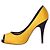 Décolleté gialle e nere Giuseppe Zanotti - anni 2000 Nero Giallo Sabbia - vista 7
