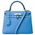 Hermès Sac HERMES Kelly 28 en Cuir Bleu - 102158