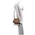 Burberry Canvas Mega Check Mini Ashby Hobo Saddle Bag Braun/Beige