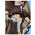 Burberry Canvas Mega Check Mini Ashby Hobo Saddle Bag Braun/Beige - Ansicht 14