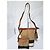 Burberry Canvas Mega Check Mini Ashby Hobo Saddle Bag Braun/Beige - Ansicht 2