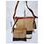 Burberry Canvas Mega Check Mini Ashby Hobo Saddle Bag Braun/Beige - Ansicht 8